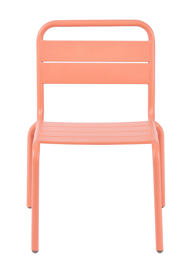 ANABEL Cadeira empilhável para crianças rosa H 56,5 x W 40 x D 38 cm