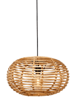 AILENE Lampada a sospensione naturale H 30 cm - Ø 50 cm