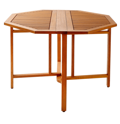 NEW OREGON Table pliante naturel H 75 cm - Ø 109 cm