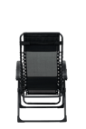 RELAX Ligstoel zwart H 116 x B 65,5 x D 91 cm