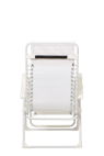RELAX Chaise longue blanc H 116 x Larg. 65,5 x P 91 cm