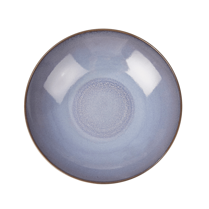 CASCAIS GREY Diep bord grijs L 22 cm