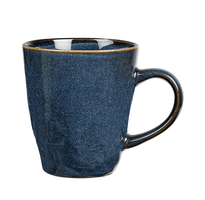 EARTH OCEAN Mug con manico blu H 8,5 cm - Ø 7,5 cm