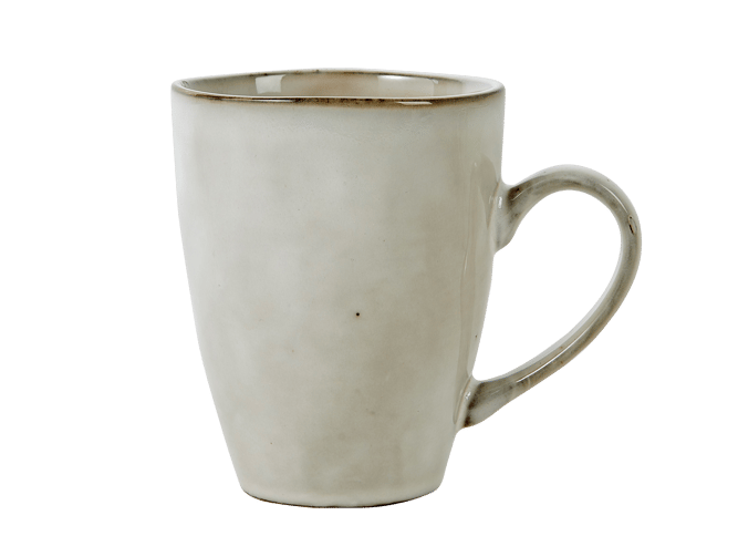 EARTH MARL Mug avec anse crème H 10,5 cm - Ø 8 cm