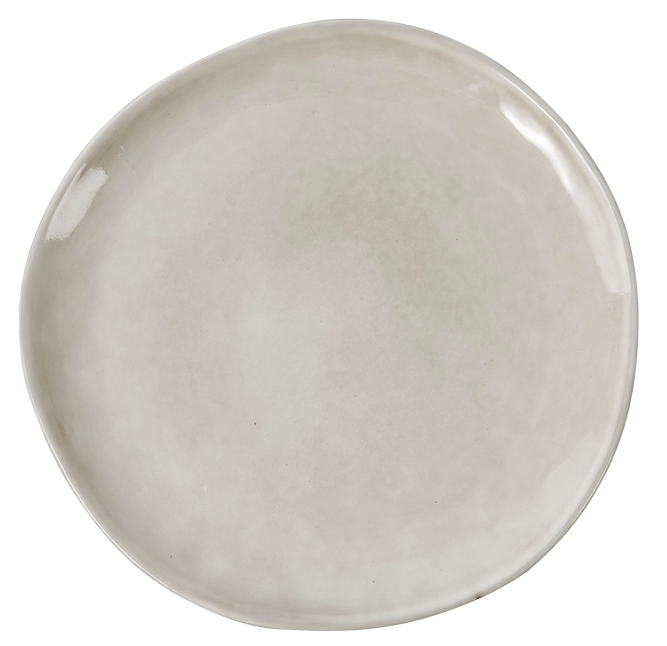 EARTH MARL Assiette plate crème Ø 28 cm