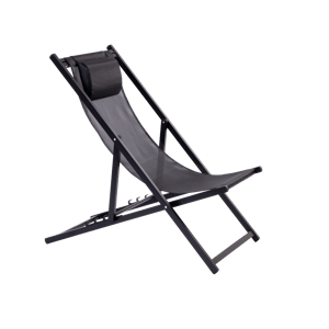 MONTEREY Cadeira articulada preto H 96 x W 58,5 x D 95 cm