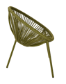 ACAPULCO Chaise pour enfants vert H 56 x Larg. 43 x P 42 cm