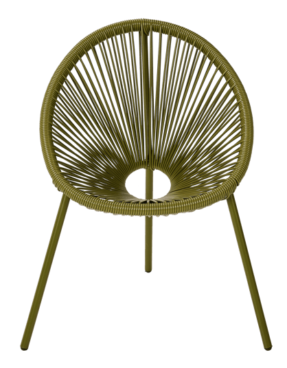 ACAPULCO Cadeira para crianças verde H 56 x W 43 x D 42 cm