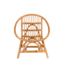 DORA Chaise pour enfants naturel H 58 x Larg. 50 x P 42 cm