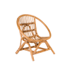 DORA Cadeira para crianças natural H 58 x W 50 x D 42 cm