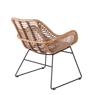 LOMBOK Cadeira lounge natural H 78 x W 68 x D 67 cm