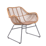 LOMBOK Cadeira lounge natural H 78 x W 68 x D 67 cm