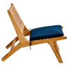 DARMA Cadeira lounge natural H 67 x W 82 x D 67 cm