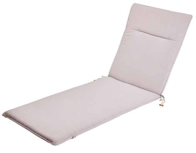 Coussin de chaise longue panama 200x60 cm rose pâle