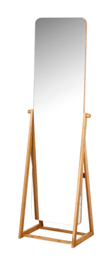 BAMBOO Specchio a figura intera marrone H 172 x W 47 x D 42 cm