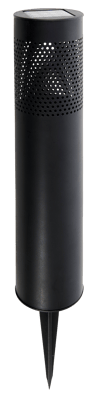 LUX Lámpara solar negro A 53,5 cm - Ø 8,7 cm