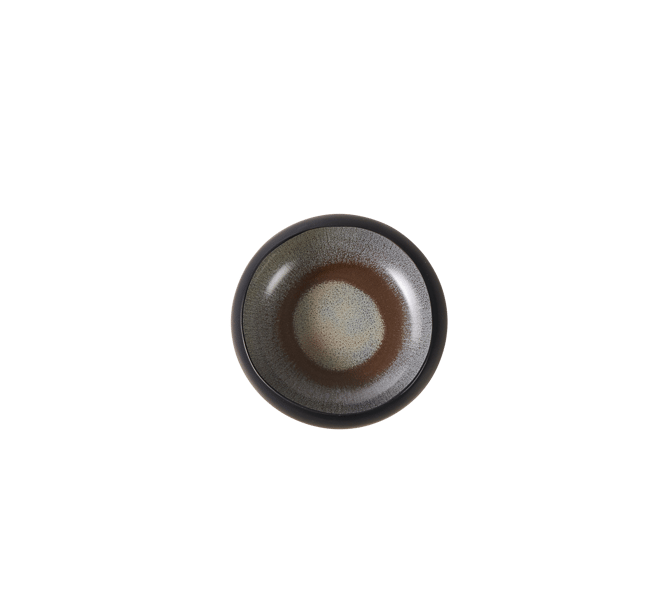 LAVA Bol noir H 4,5 cm - Ø 12 cm
