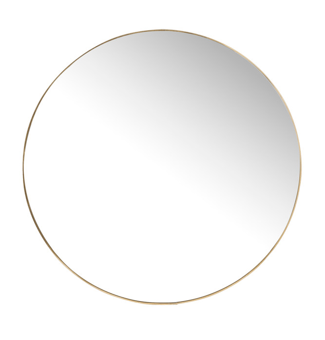 RONDA Espelho dourado D 0,5 cm - Ø 80 cm