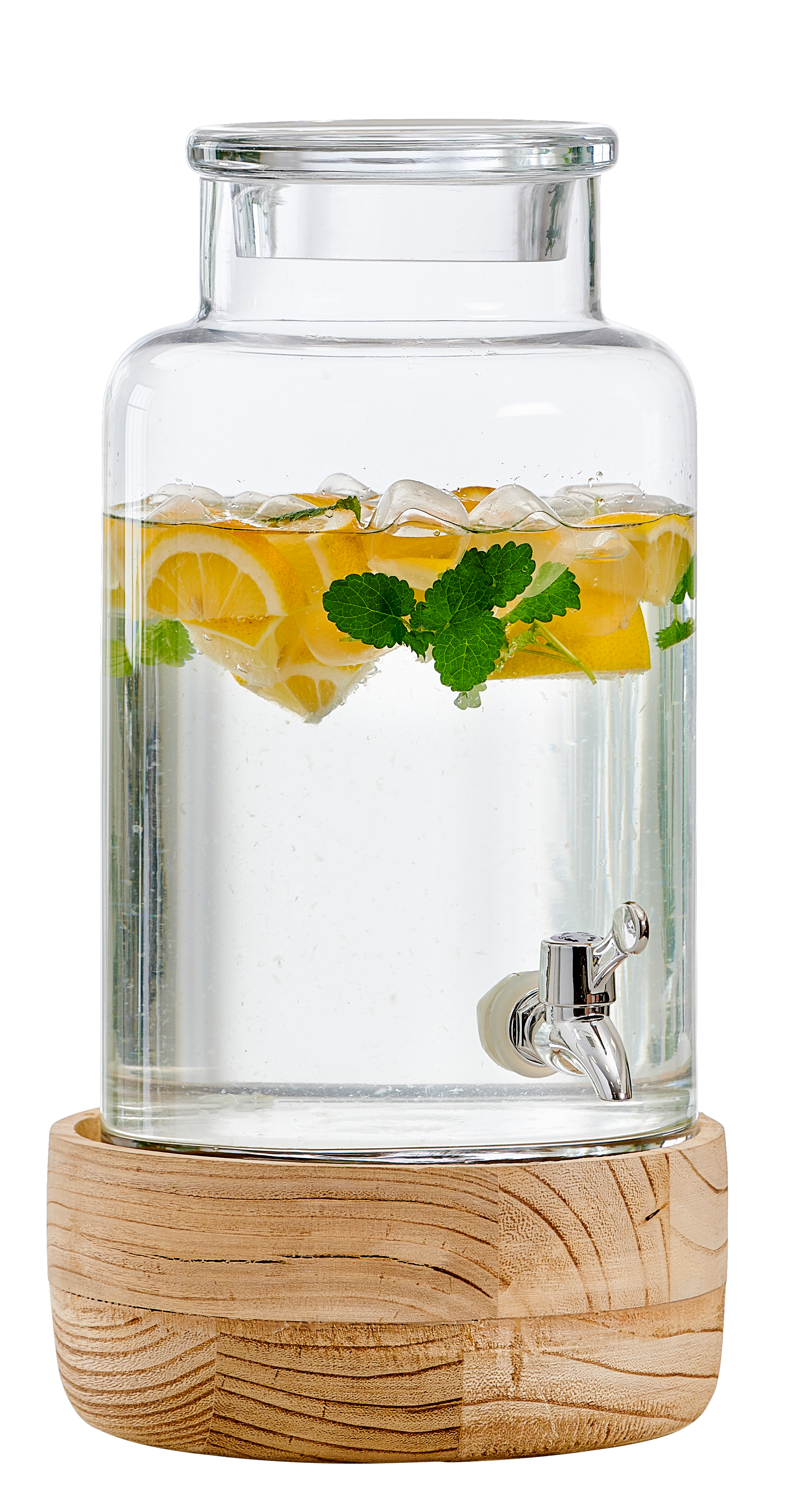 PURI Réservoir à boisson avec robinet transparent H 31,5 cm - Ø 20 cm