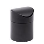 INDUSTRIA Cubo de basura para la mesa negro A 16 cm - Ø 12 cm