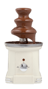 RETRO FUN Fuente de chocolate crema A 31 x An. 16,5 x P 15,5 cm
