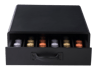 CAFE Ladebox voor koffiecaps zwart H 7,5 x B 28 x D 34,5 cm