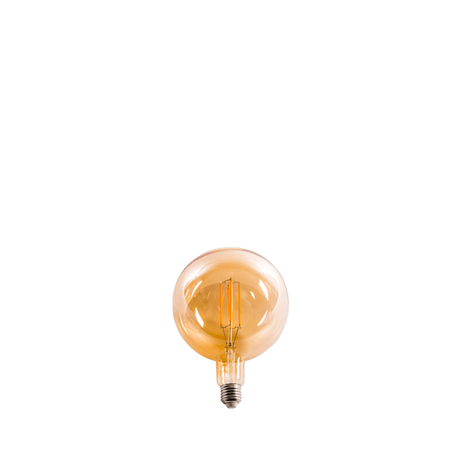 GIRU Ledlamp goud H 19,5 cm - Ø 15 cm