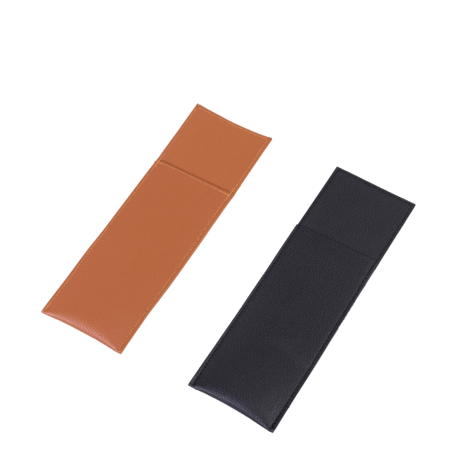 NAPPA Pochette à couverts 2 couleurs noir, brun Larg. 8,2 x Long. 26,5 cm