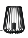 ORION Lampada da tavolo nero H 30 cm - Ø 25 cm