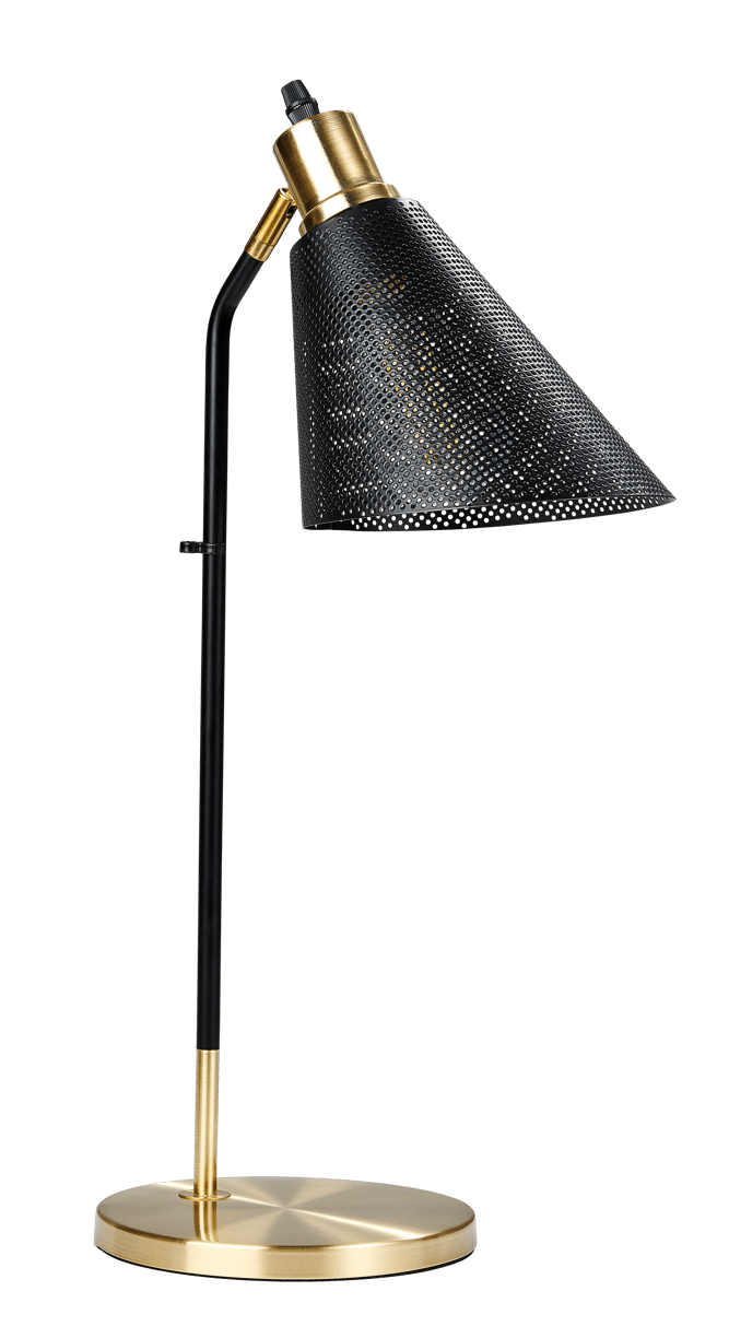 Catastrofe kleurstof Reden STAMFORD Bureaulamp zwart H 55 x B 30 x D 18 cm | CASA