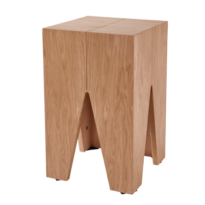 SIGUR Tavolino naturale H 45 x W 28 x L 28 cm