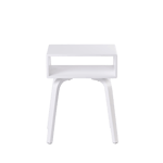 OLI Table de chevet blanc H 52 x Larg. 30 x P 40 cm