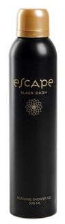BLACK OUDH Gel doccia in bottiglia nero 