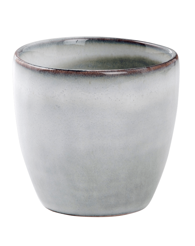EARTH LAGOON Mug vert clair H 6 cm - Ø 6 cm | CASA