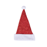 GLITTER Cappello di babbo Natale 2 colori rosso, dorato H 53 x W 30 cm