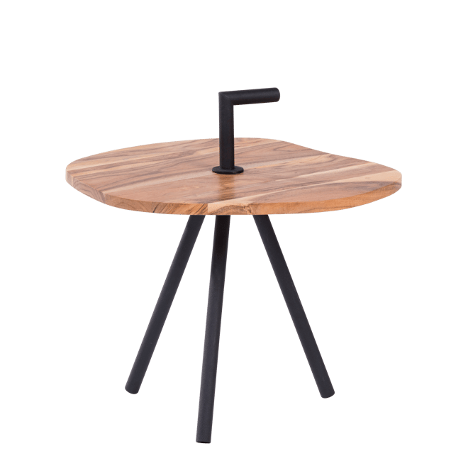 LYNNE Table d'appoint brun H 45 cm - Ø 40 cm