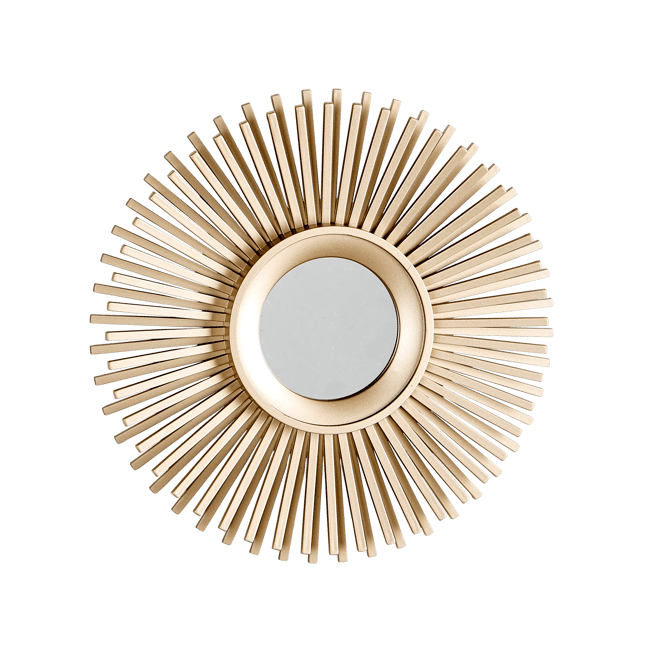 SUNNY Espelho dourado Ø 25 cm