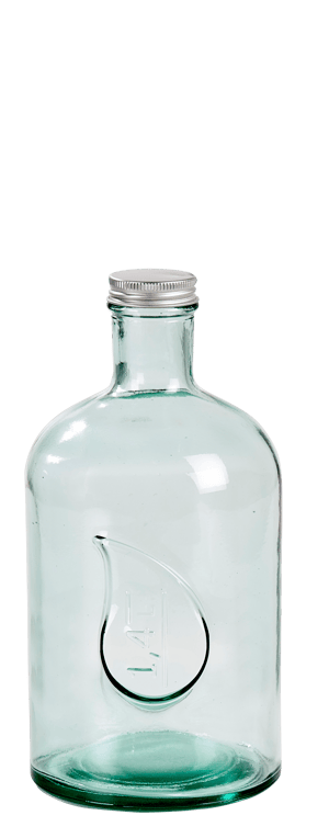 CAPACITY Botella transparente A 22 cm - Ø 11,5 cm