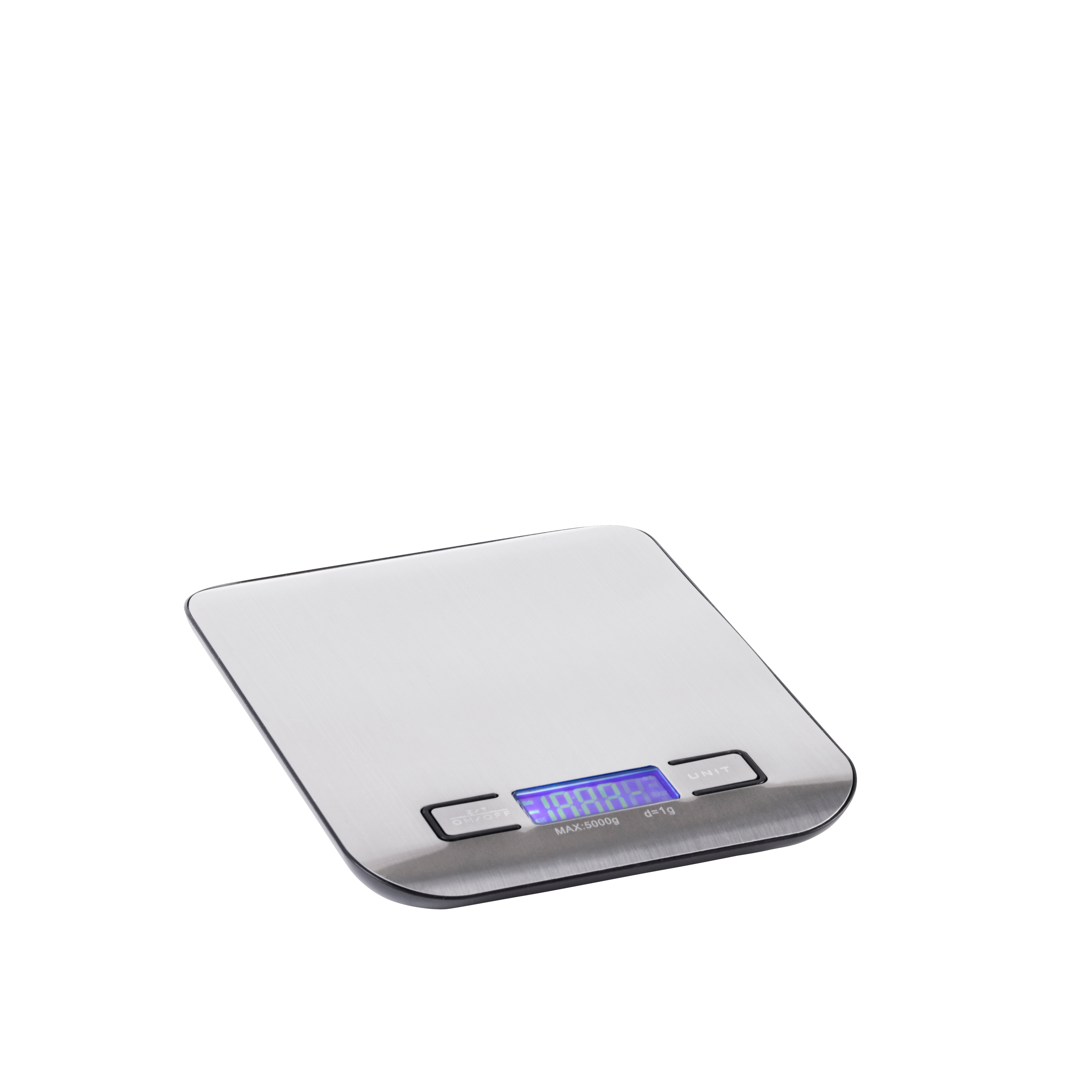 BASIC Balance de cuisine digital Métal, argent H 1,8 x Larg. 13,8 x Long.  18 cm