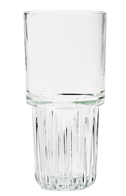 EVEREST Vaso alto transparente A 15,9 cm - Ø 7,4 cm