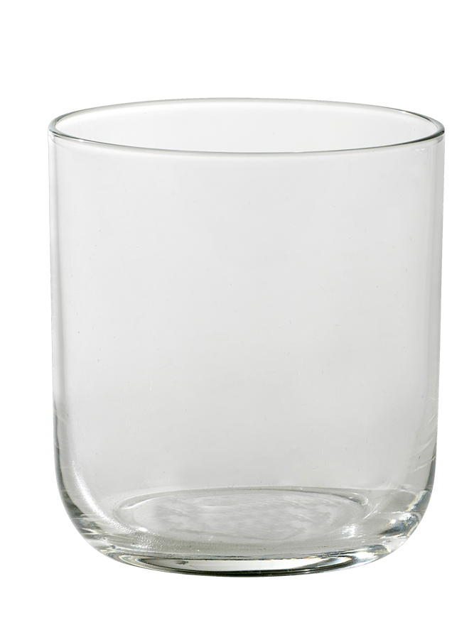 BLISS Glas Transparent H 8,5 cm - Ø 7,7 cm