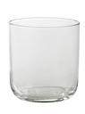BLISS Glas Transparent H 8,5 cm - Ø 7,7 cm