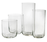BLISS Glas Transparent H 9,8 cm - Ø 7,8 cm
