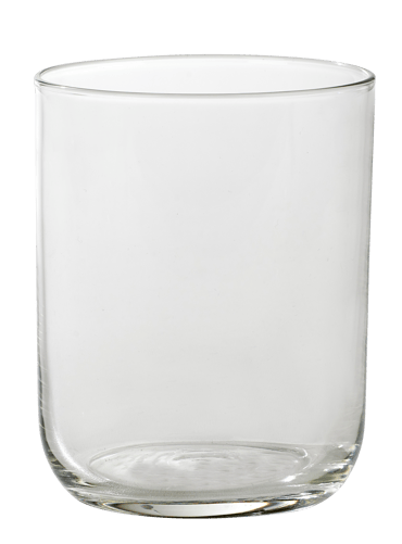 BLISS Glas transparant H 9,8 cm - Ø 7,8 cm