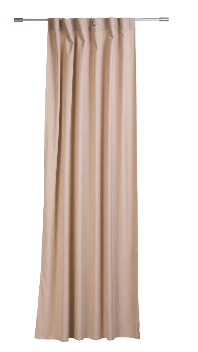 PIERROT Rideau beige Larg. 135 x Long. 250 cm