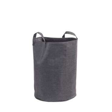 RANGO Cesto para roupa suja cinzento escuro H 55 cm - Ø 40 cm