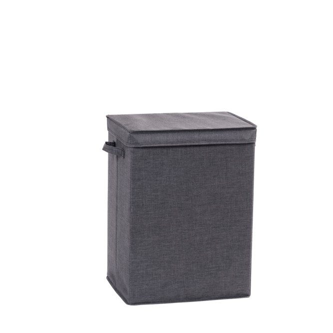RANGO Luxe cesto roupa suja cinzento escuro H 55 x W 40 x D 31 cm