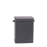 RANGO Cesto portabiancheria grigio scuro H 55 x W 40 x D 31 cm