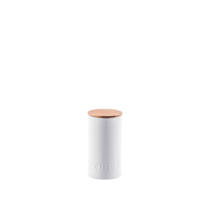NAGINI Contenitore capsule caffè bianco, naturale H 15 cm - Ø 8 cm