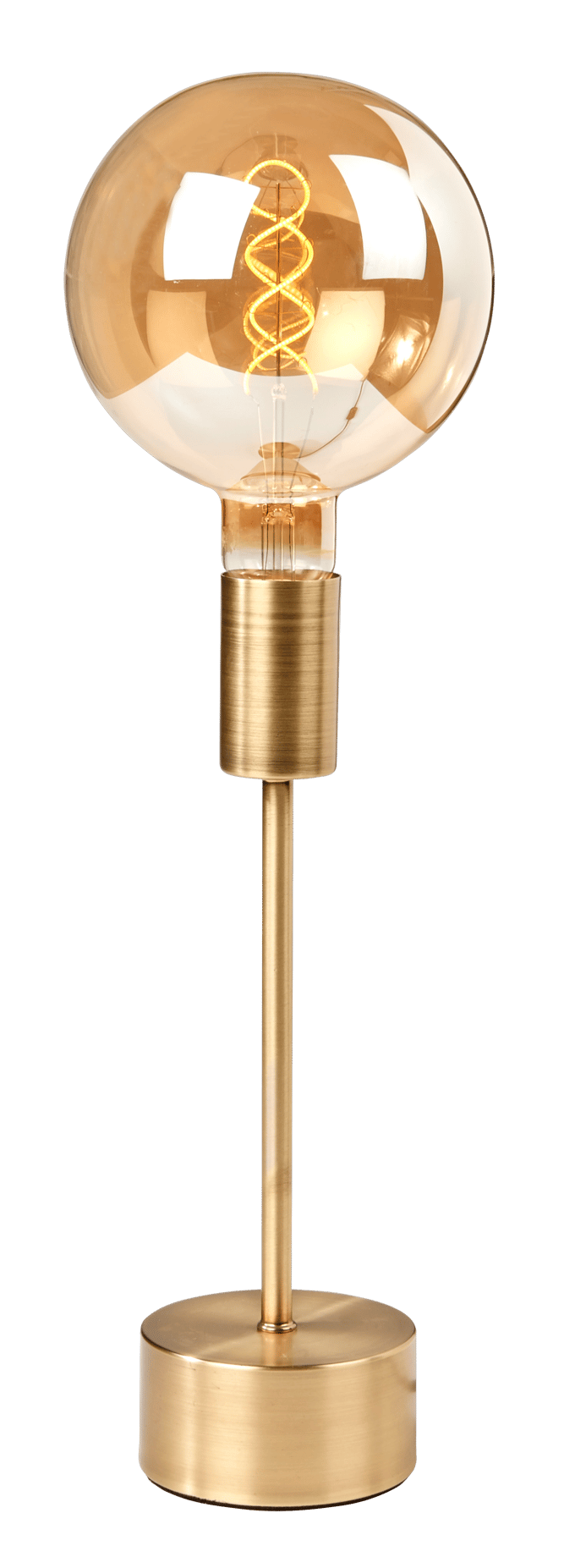 SHAIN Lampe de table doré H 32,5 cm - Ø 10 cm